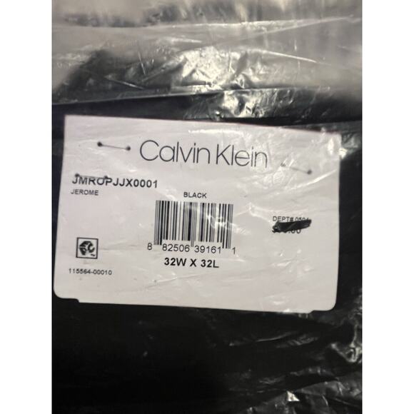 Calvin Klein Men's Slim Stretch Waist No Iron Dress Pants NWT 32x32 JMROPJJX0001 - Picture 2 of 3